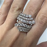 Anello Crivelli Donna in Oro bianco Diamante 3.04 Ct 300-765 - 300-765
